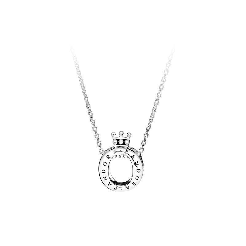 pandora official  necklace 925silver crown silver  gift box