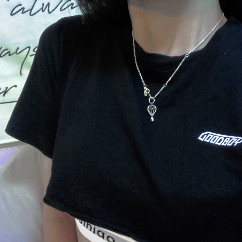 pandora necklace clavicle chain female 925 silver dream balloon necklace -45