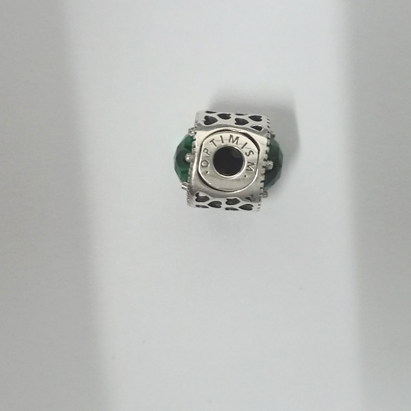 pandora optimism green cz essence charm