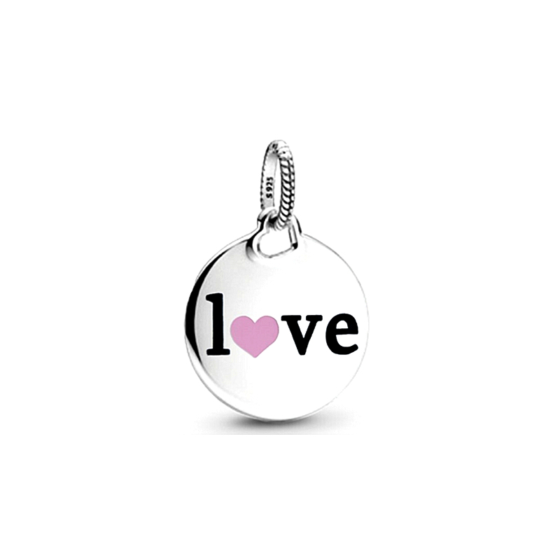 mommy pendant heart cz 925 sterling silver love you to mom