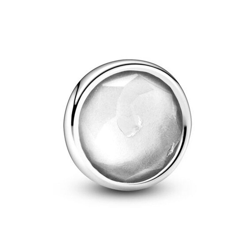 pandora birthstone mini petite birthday floating locket charm april