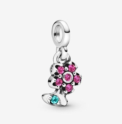 pandora me charm my pretty flower dangle blossoming life