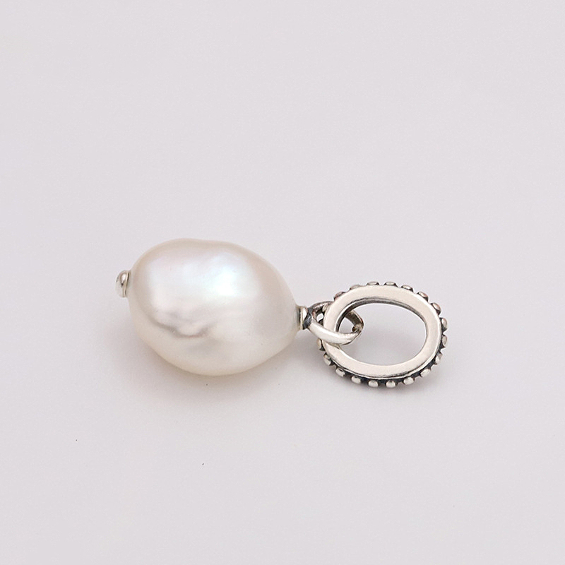 pandora schmuck silber-anhänger süßwasser-barockzuchtperle