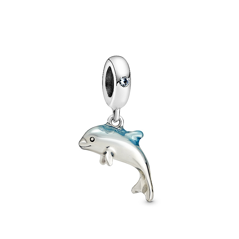 pandora shimmering dolphin dangle charm s925 ale