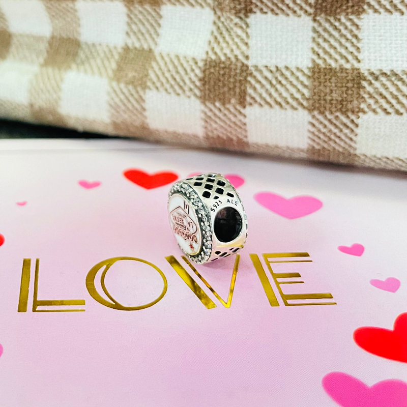 pandora sterling silver welcome to las vegas charm beaded