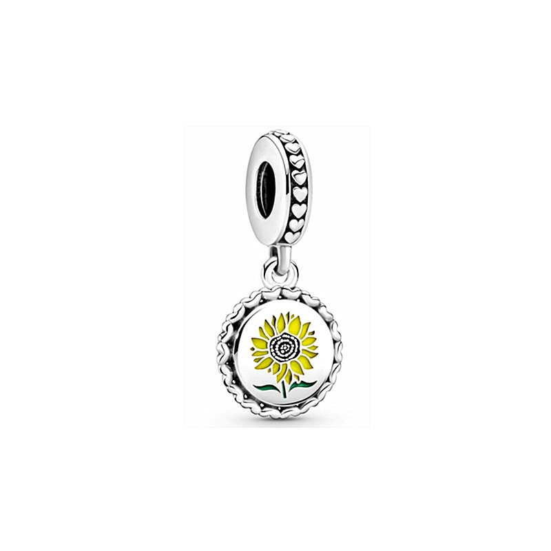 pandora sunflower love all dangle charm