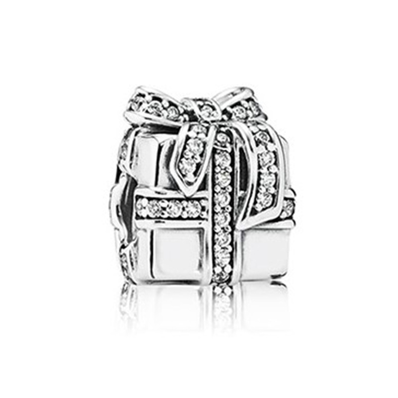 pandora silver  charm cubic zirconia
