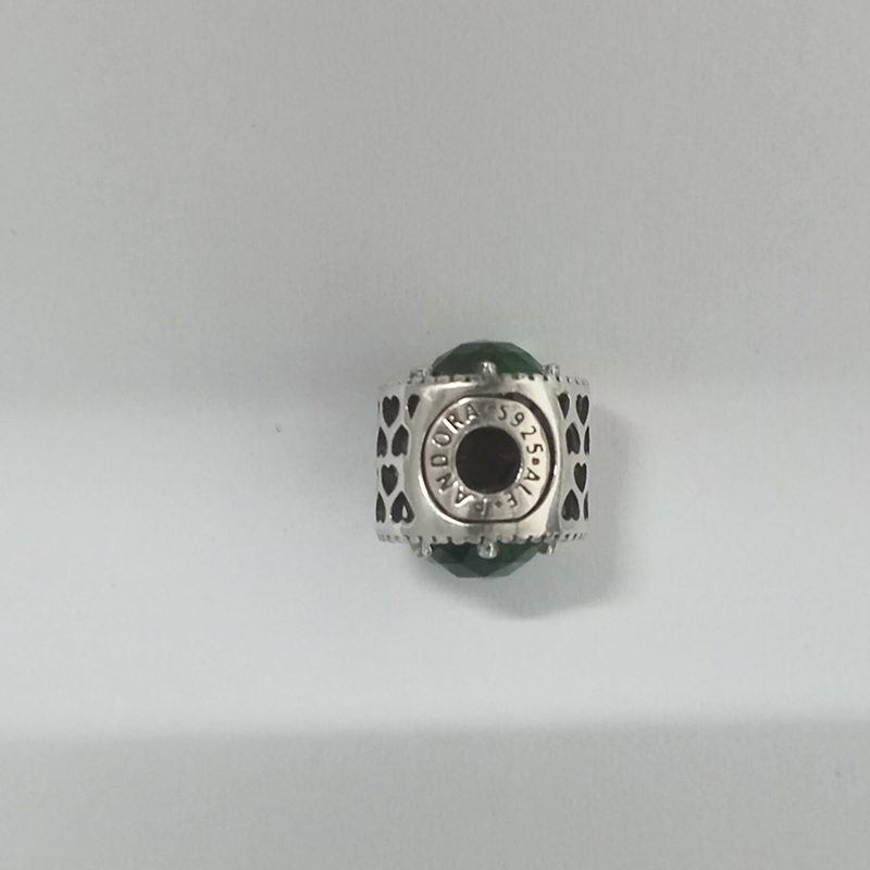 pandora optimism green cz essence charm
