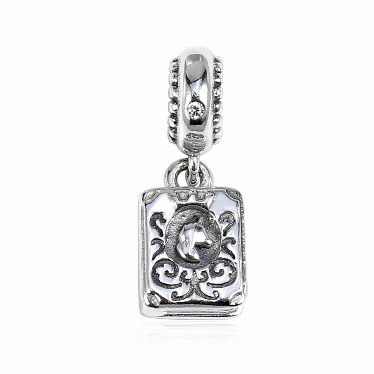 pandora unicorn book pendant charm s925 ale