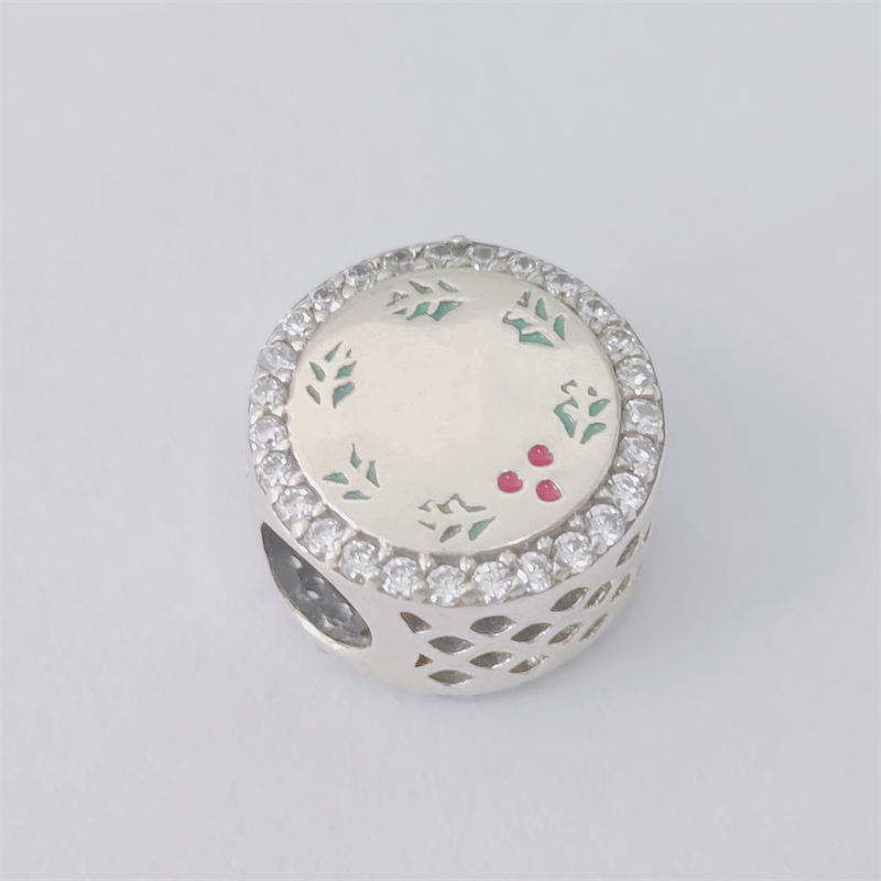 pandora silver all i want 4 christmas bead