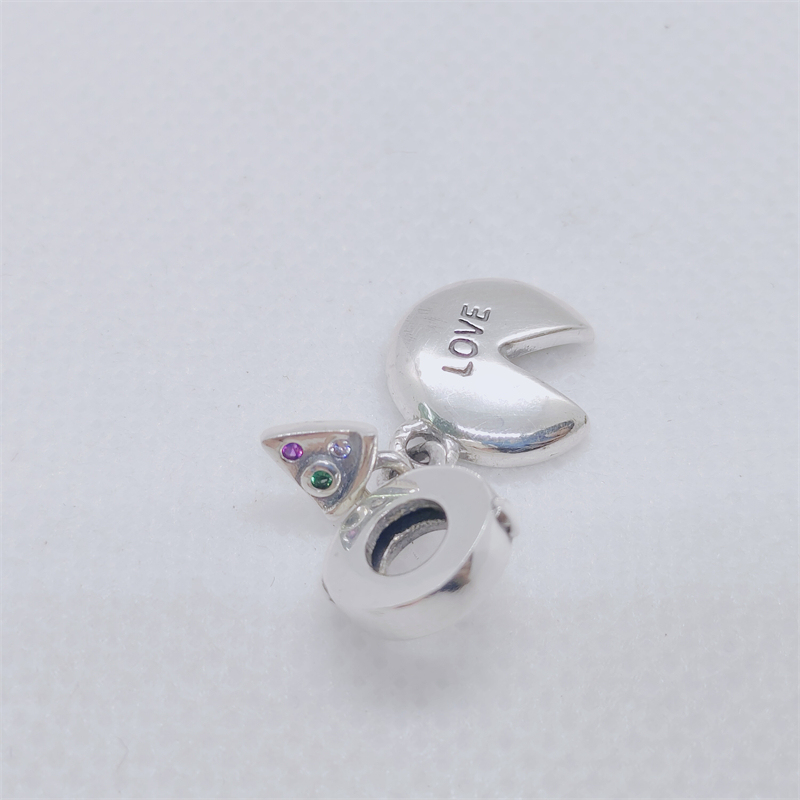 passion pizzapandora sterling silver with cz charm