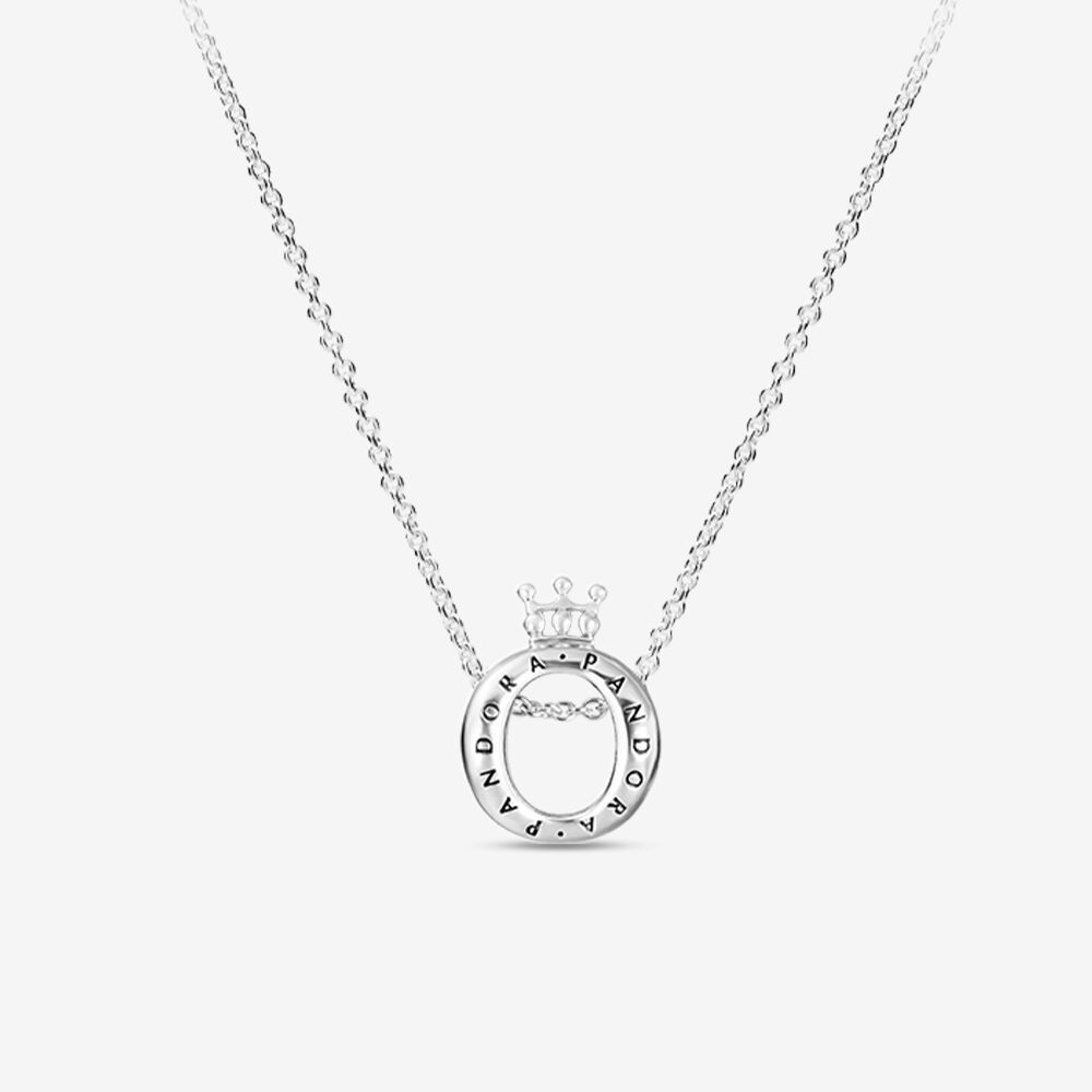 pandora official  necklace 925silver crown silver  gift box