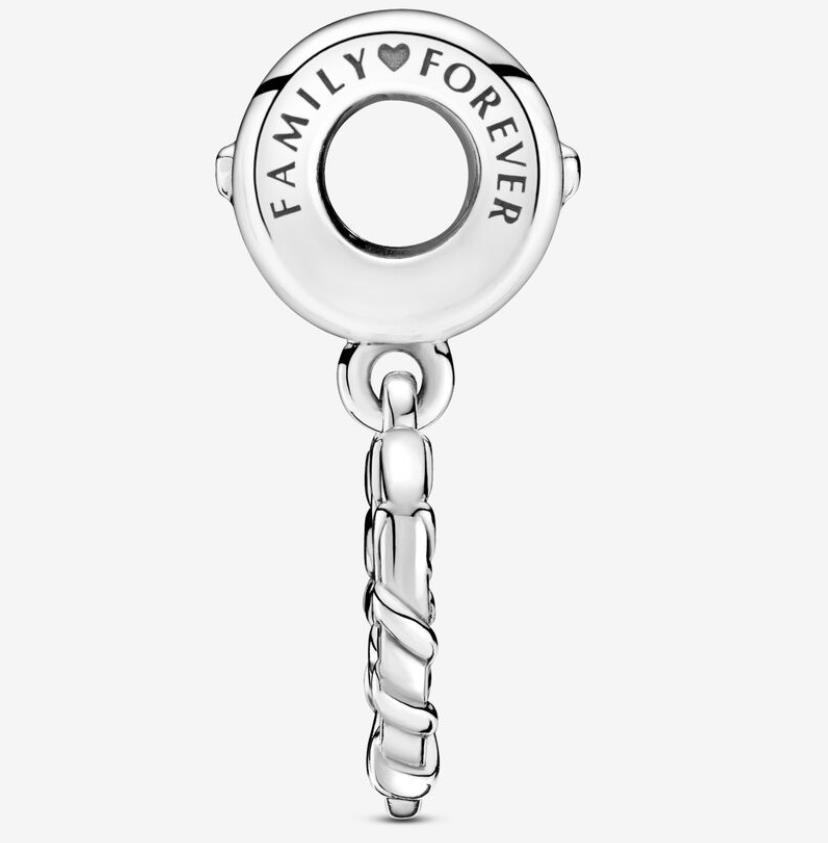 Pandora S925 Silver Heart Family Tree Dangle Charm
