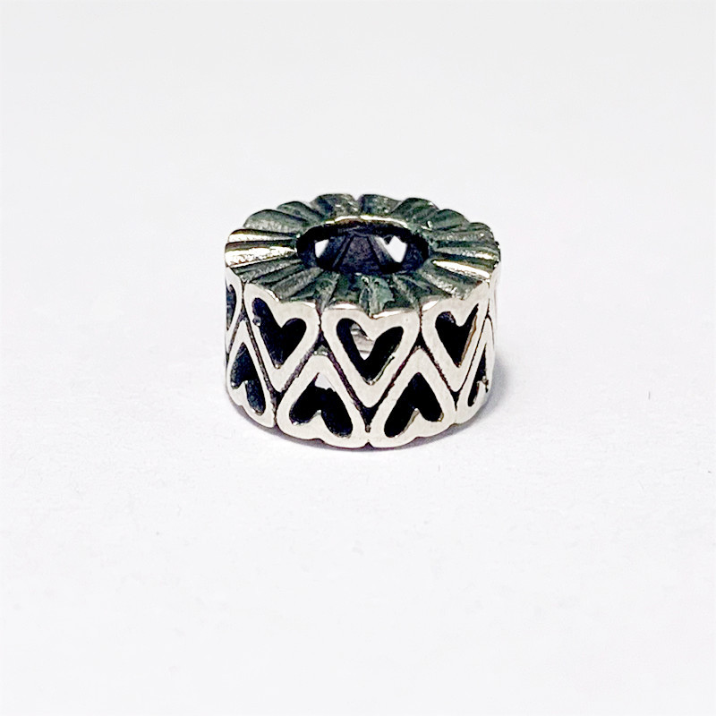 Pandora S925 sterling silver Talisman Hollowed-out Heart