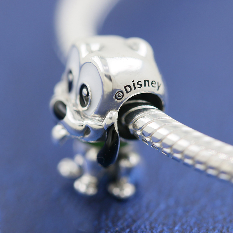 pandora disney pluto silver charm 798853c01