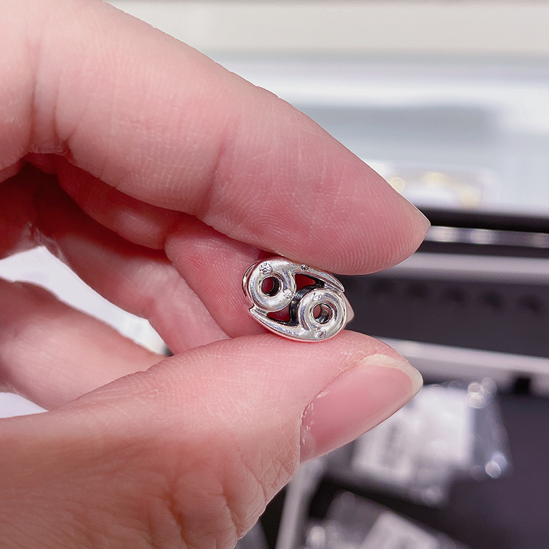 pandora sparkling cacer zodiac star sign charm sliver 925 ale
