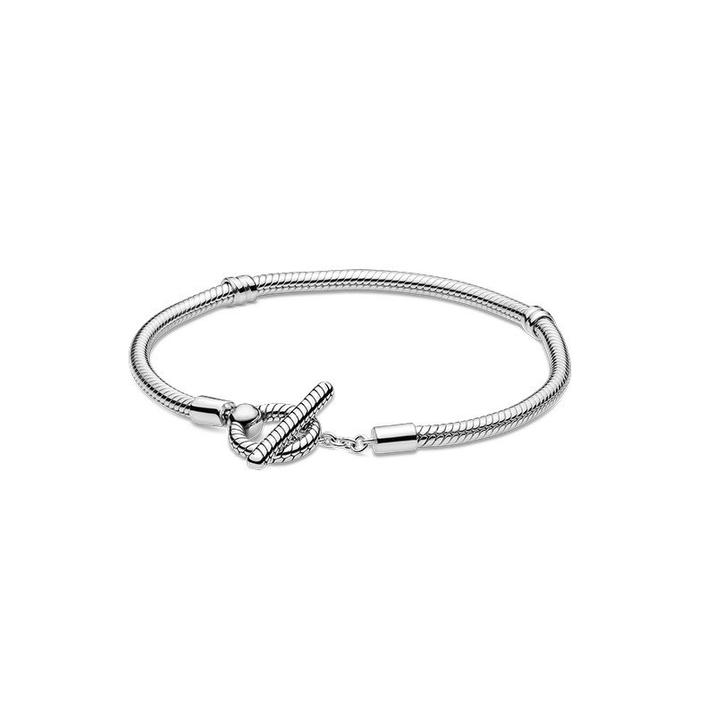 Pandora T - Bar Snake Chain Bracelet