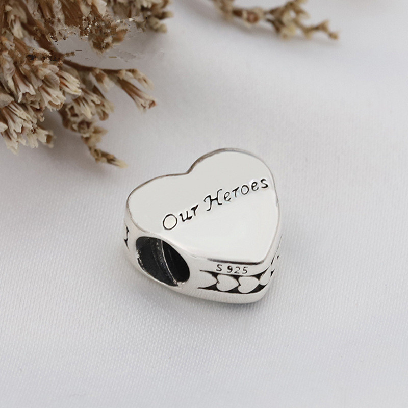 Pandora S925 ALE RRP NHS Heroes Charm Silver
