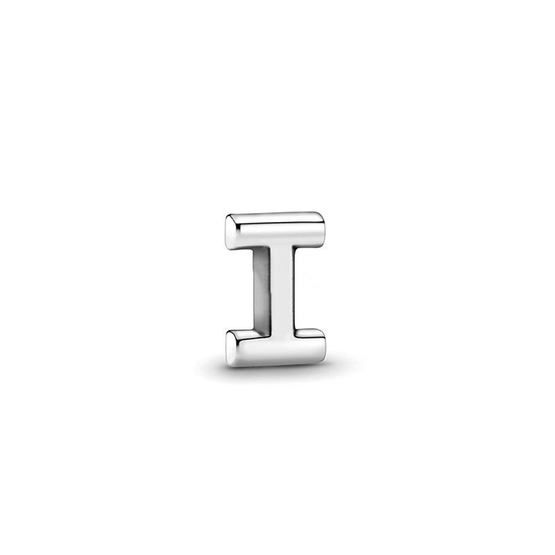 pandora  mini petite 26 letters"i"initial character floating locket charm