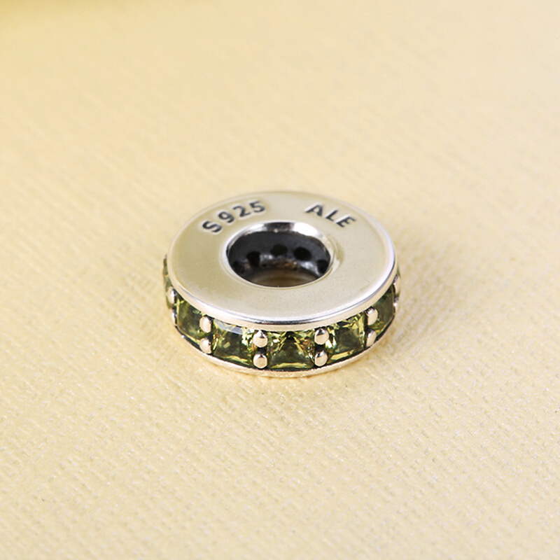 silver-charm-eternity-olive-green-crystal-791724nlg