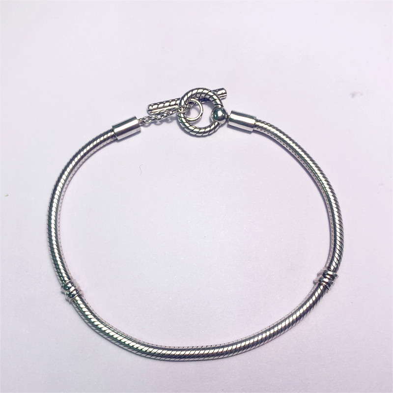 Pandora T - Bar Snake Chain Bracelet