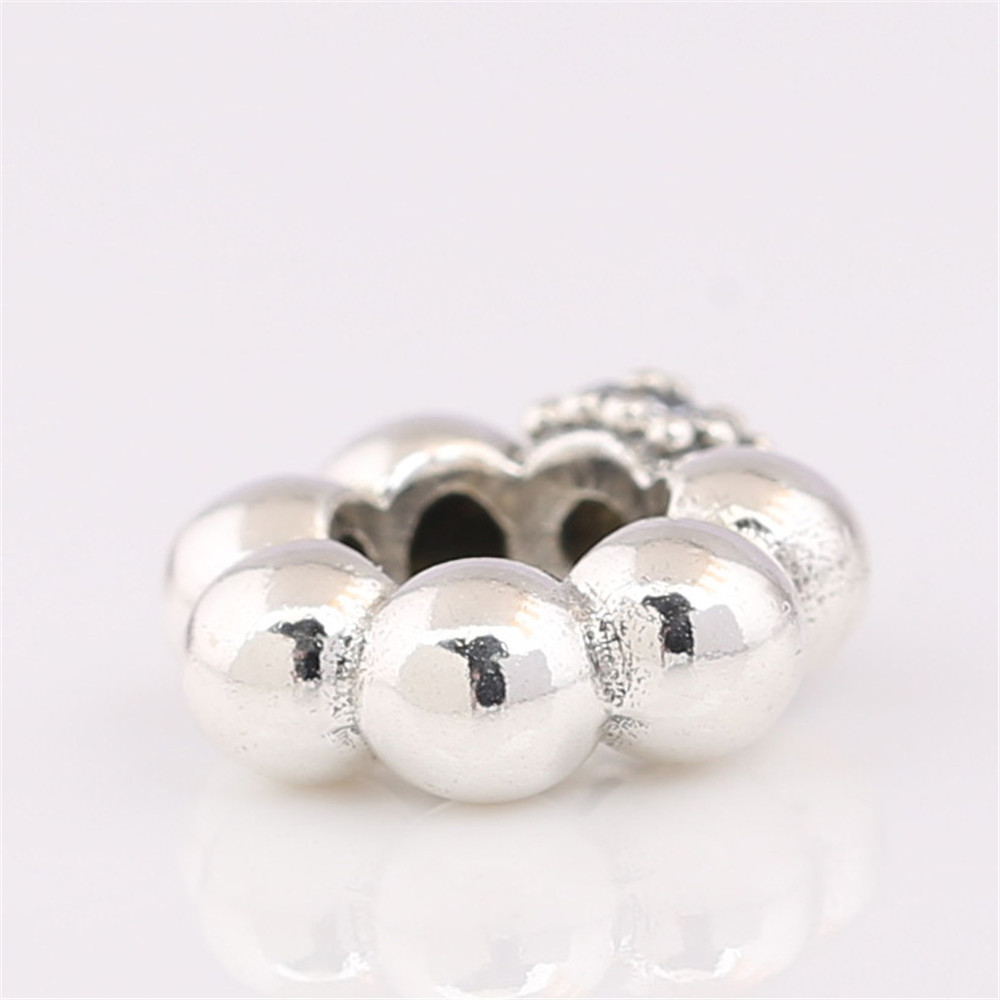 pandora purely poliert pavé kugel zwischenelement sterlingsilber zirkon 798310cz