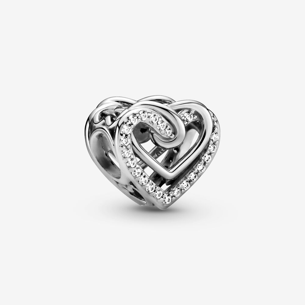 s925pandora  sparkling entwined charm & bracelet ale gift set