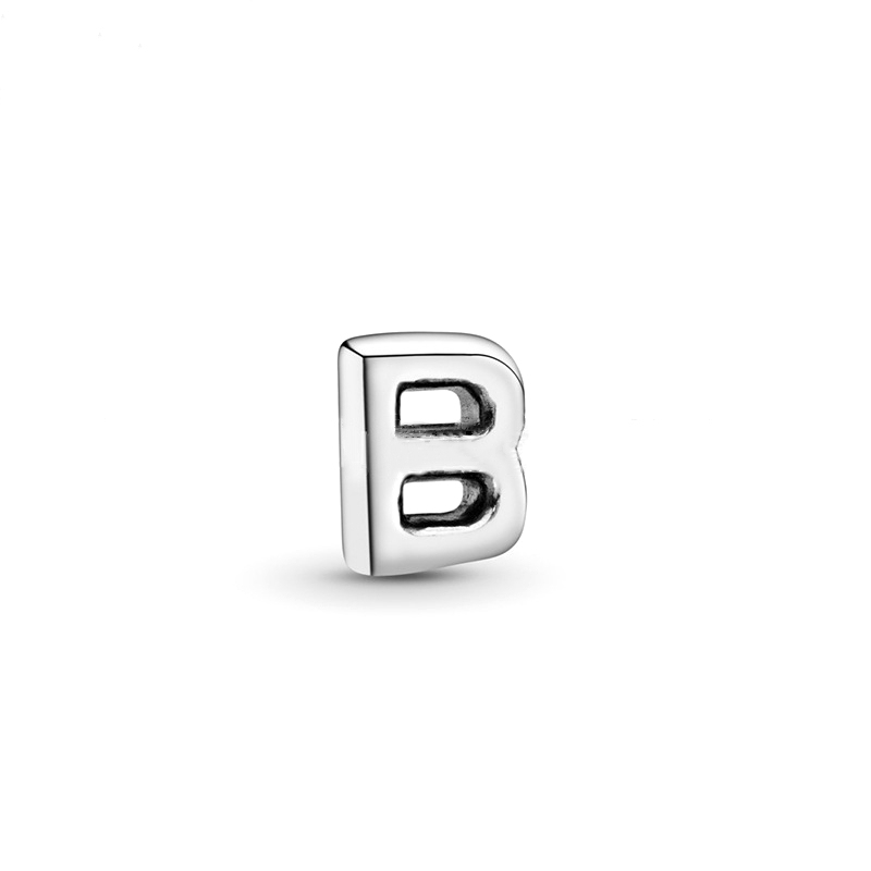 pandora  mini petite 26 letters"b"initial character floating locket charm