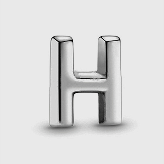 pandora  mini petite 26 letters"h"initial character floating locket charm
