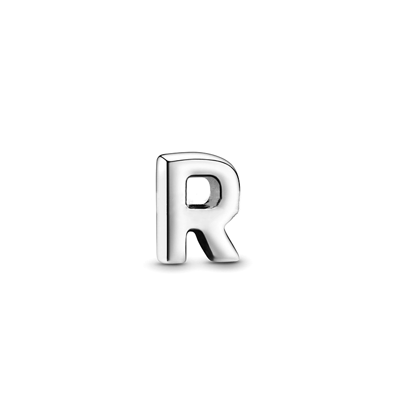 pandora  mini petite 26 letters"r"initial character floating locket charm