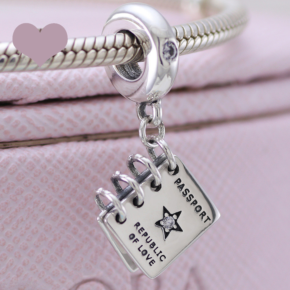 Pandora Republic Of Love Passport Charm