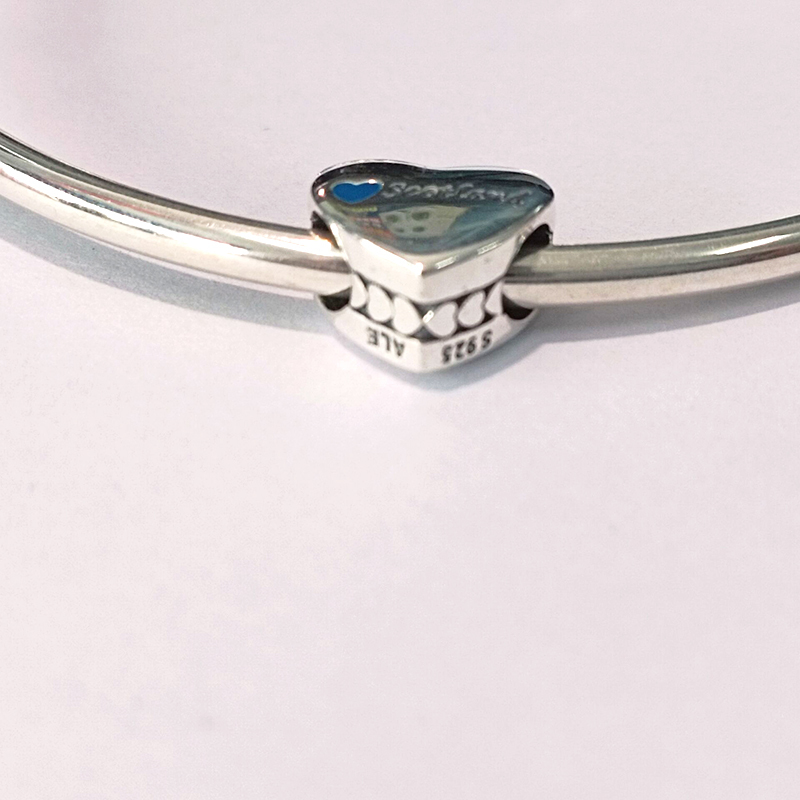 pandora scotland love heart 792015_e006 charm s925 ale bead new