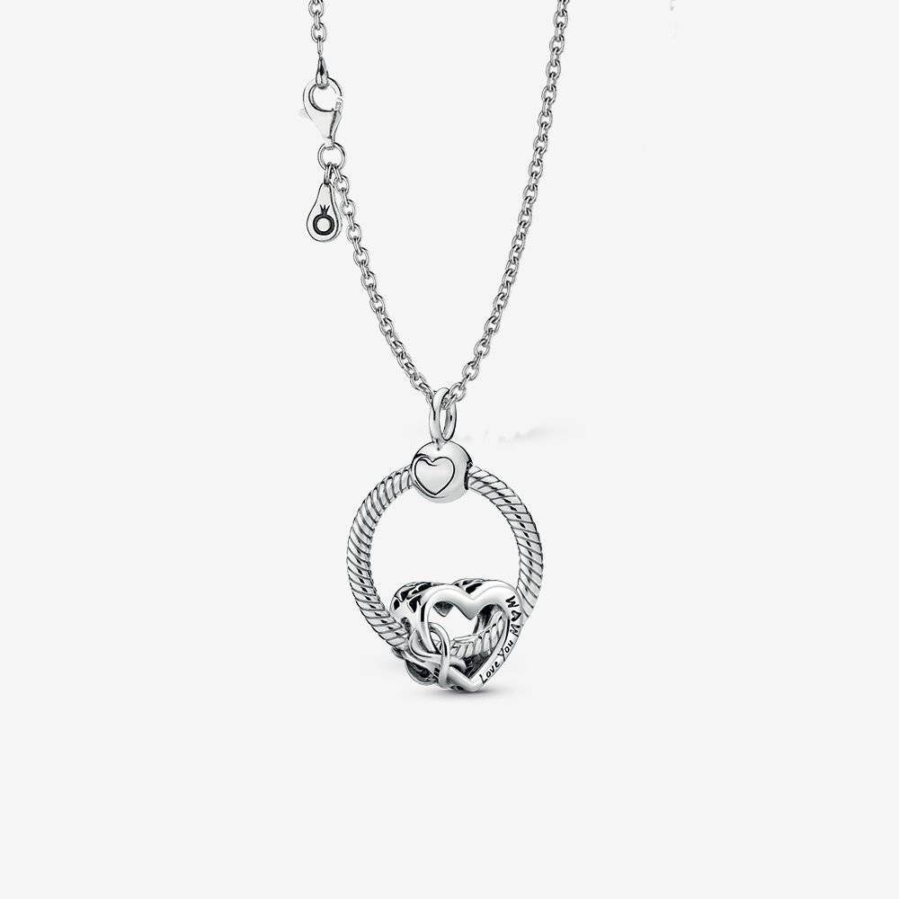 ale s925 silverpandora  love you infinity medium o pendant set