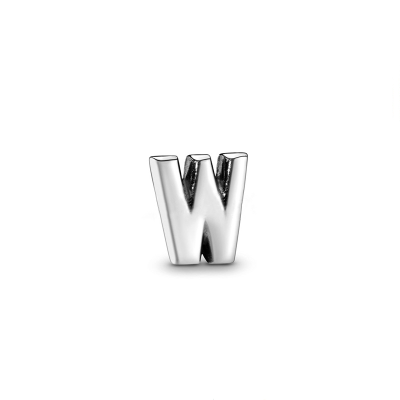 pandora  mini petite 26 letters"w"initial character floating locket charm