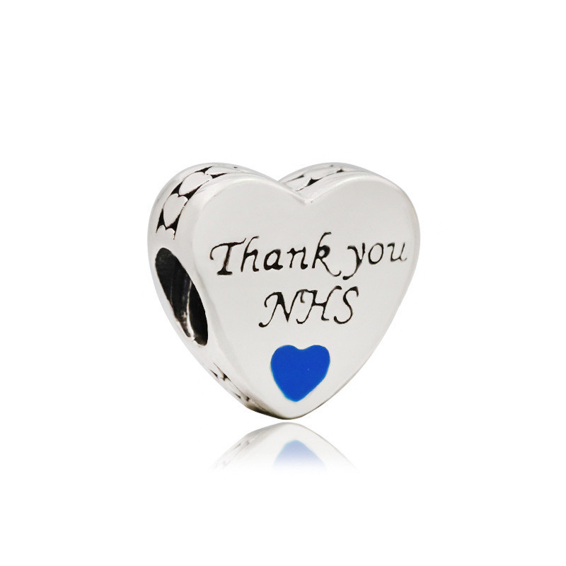 Pandora S925 ALE RRP NHS Heroes Charm Silver