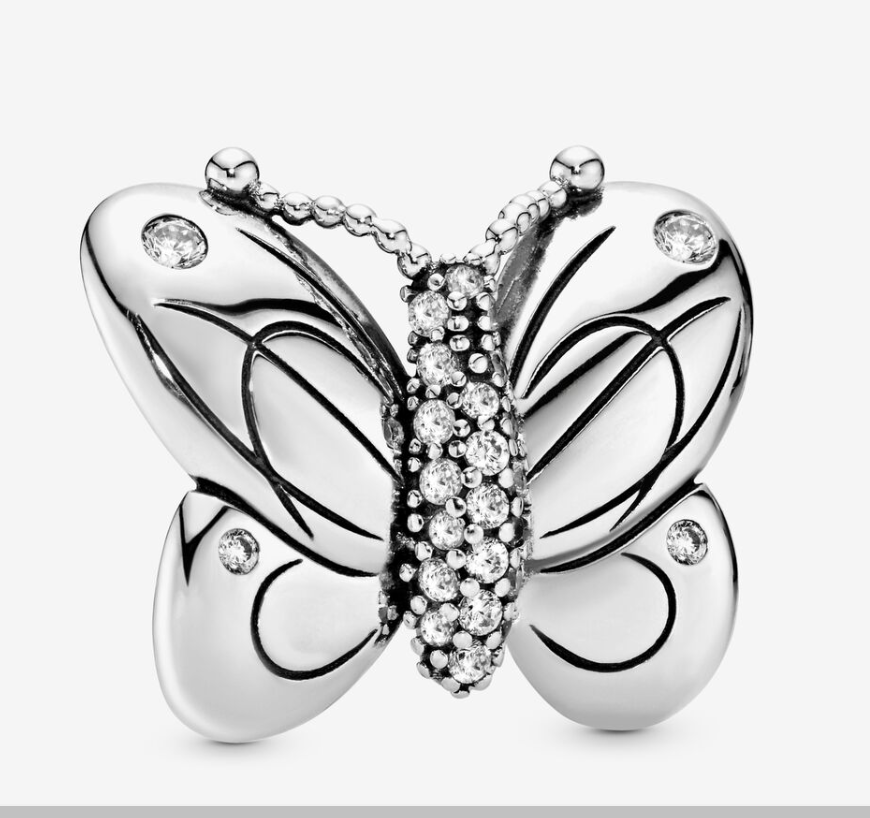 Pandora oversized butterfly clip ALT S925
