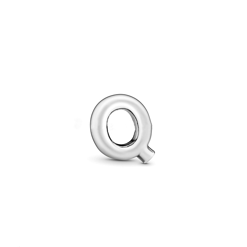 pandora  mini petite 26 letters"q"initial character floating locket charm