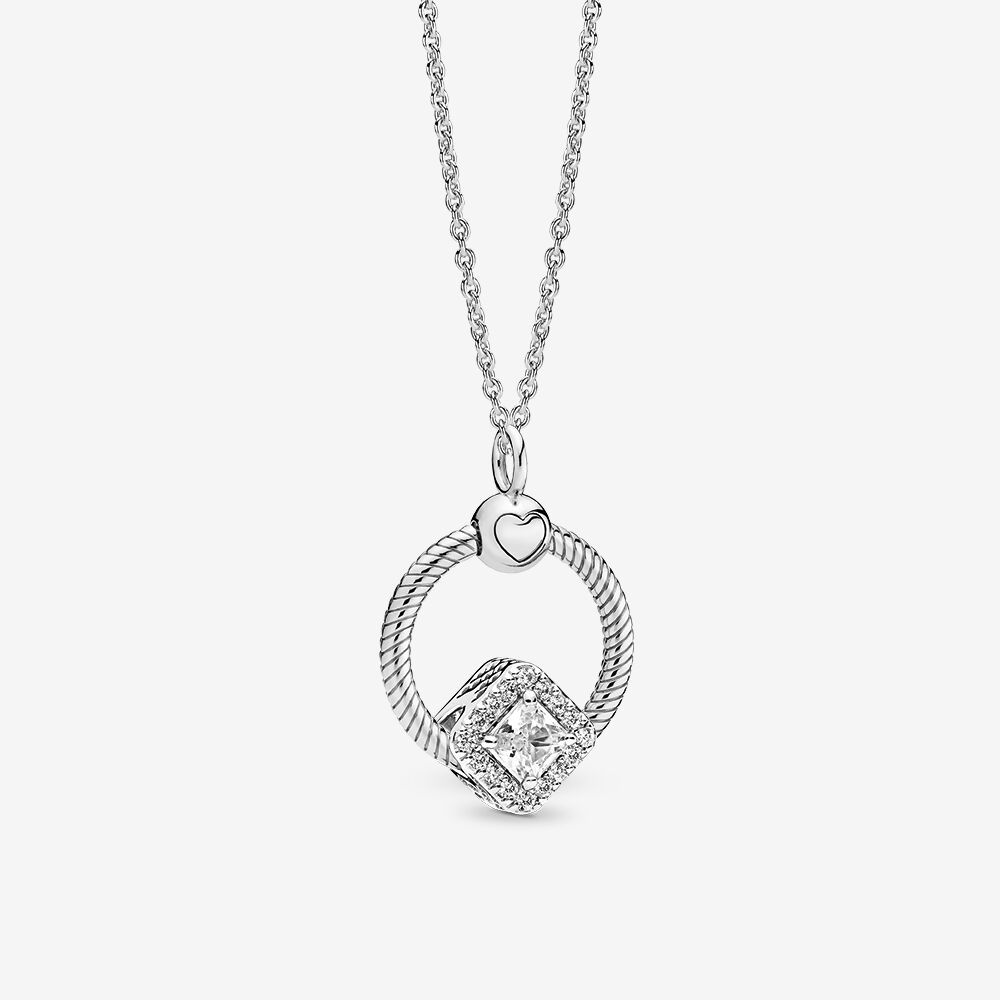 s925pandora  geometric radiance medium o pendant set