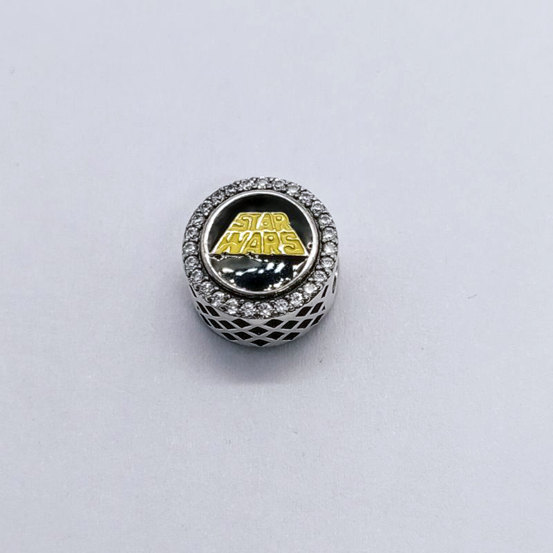 star wars  pandora- may the force be with you silver charm- new
