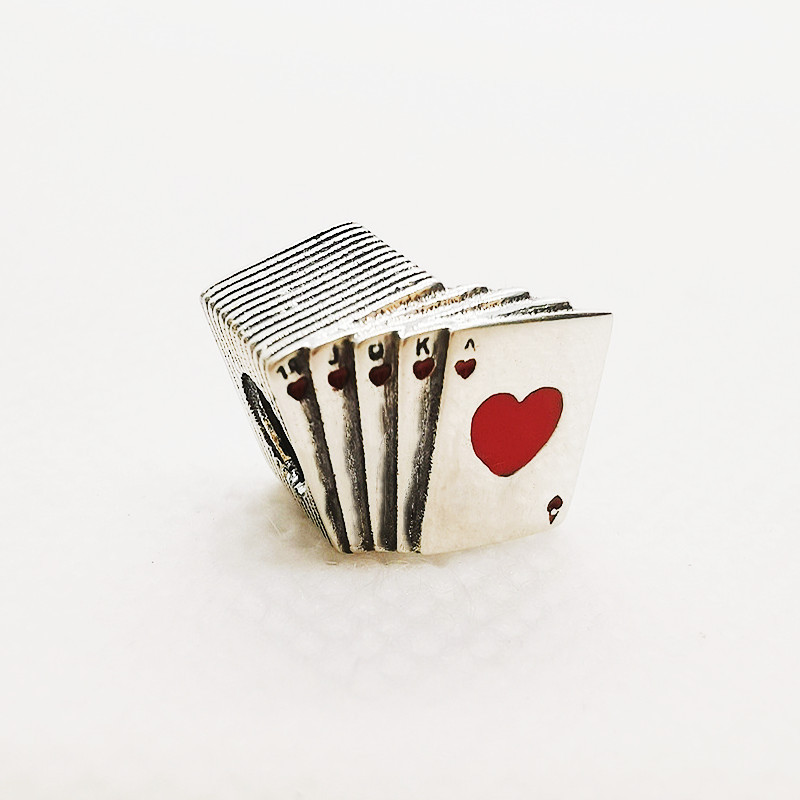 Pandora Charm Playing Cards Las Vegas Bead