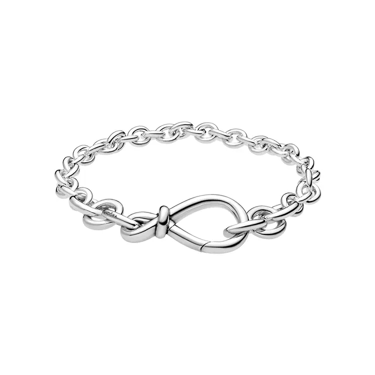 pandora  s925 hearts go robot charm to eternal friendship bracelet set