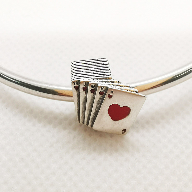 Pandora Charm Playing Cards Las Vegas Bead