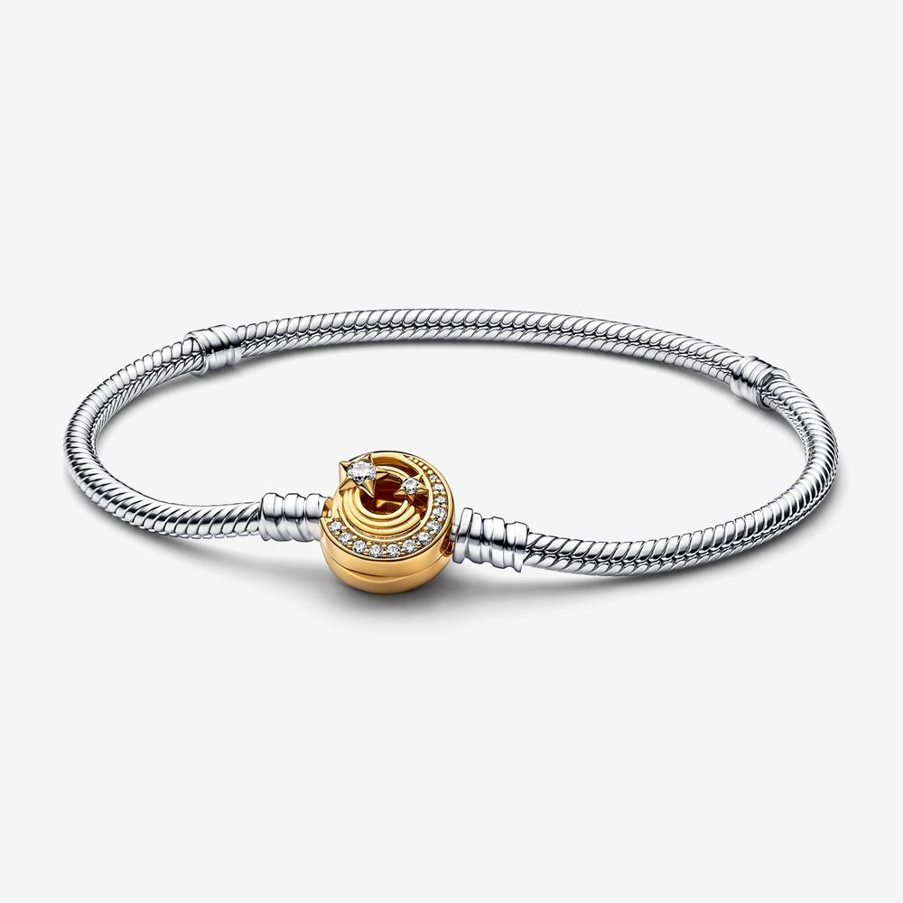 ale s925pandora  moments meteor chain buckle snake bone chain bracelet