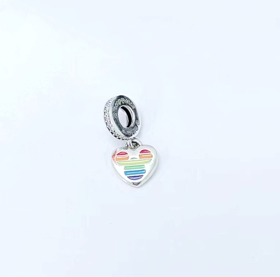 parks exclusive rainbow mickey love pridepandora  charm