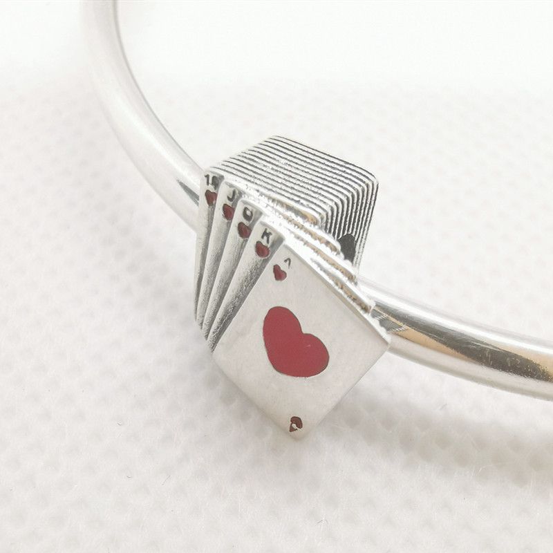 Pandora Charm Playing Cards Las Vegas Bead