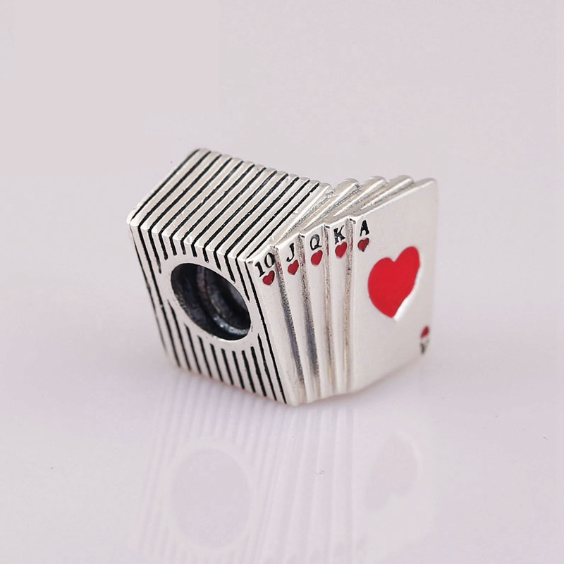 Pandora Charm Playing Cards Las Vegas Bead