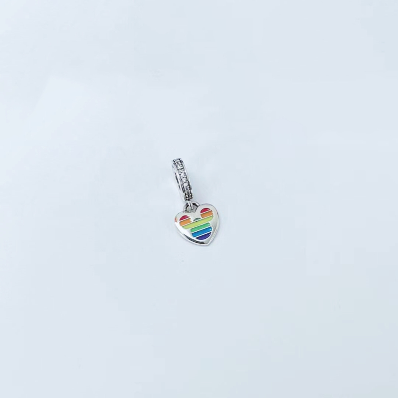 parks exclusive rainbow mickey love pridepandora  charm