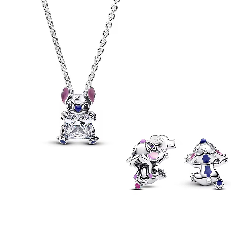 Pandora Stitch & Angel Collier Necklace set