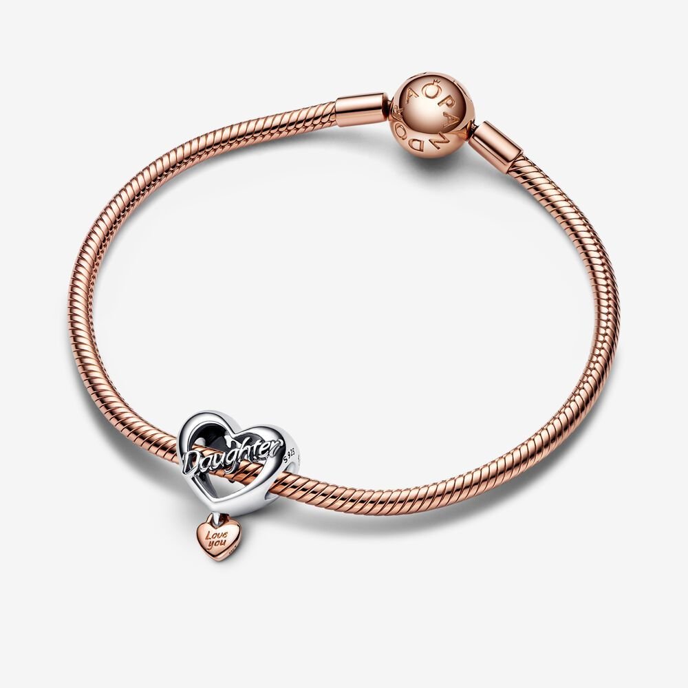 PANDORA Love You Daughter Heart Charm