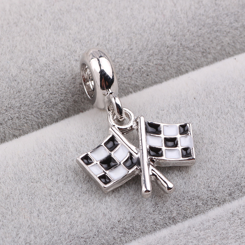 Pandora S925 Charm Finish Line Dangle